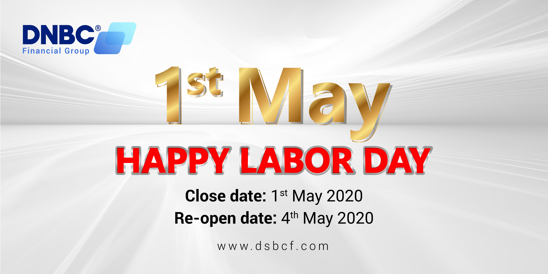International Labor Day 2020 announcement DNBC